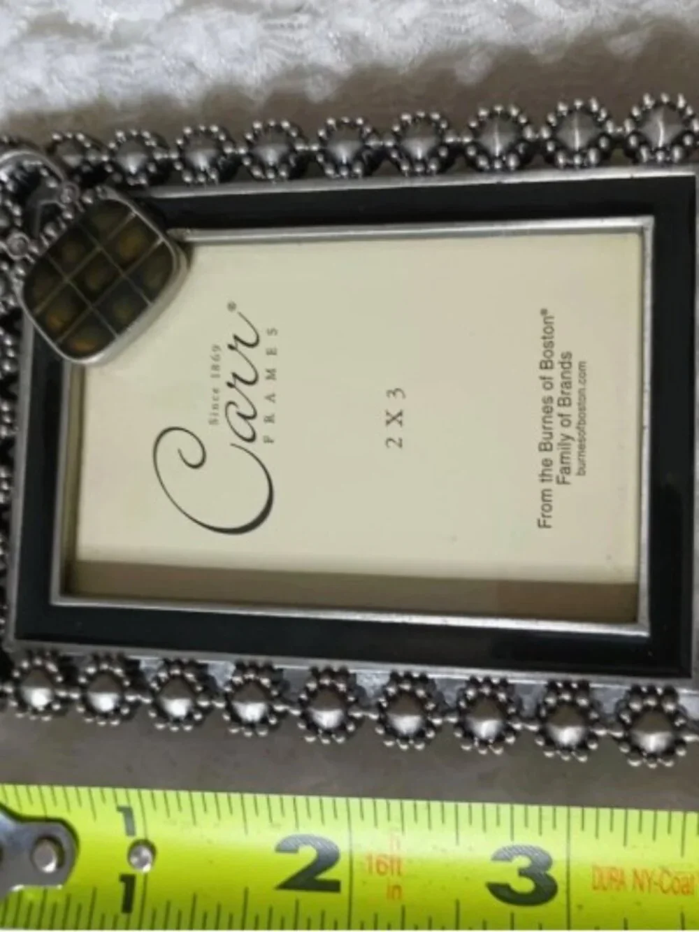 Carr Frames Photo Frame Pewter Finish 2x3